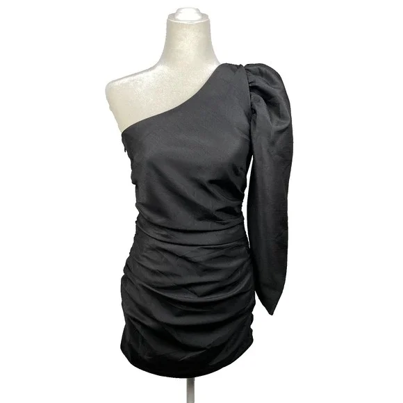 Aritzia | Dresses | Aritzia Wilfred Womens Cocktail Dress Small Lbd One  Shoulder Mini Vamp Party | Poshmark